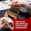 Ugears V8 Engine Puzzle Wooden Craft Model No Glue or Tools Required - -