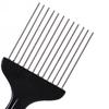 Afro Hair Comb Insert Hair Curly Brush Fork Plastic Hair Pick Comb Anti static Hairstyling Tool