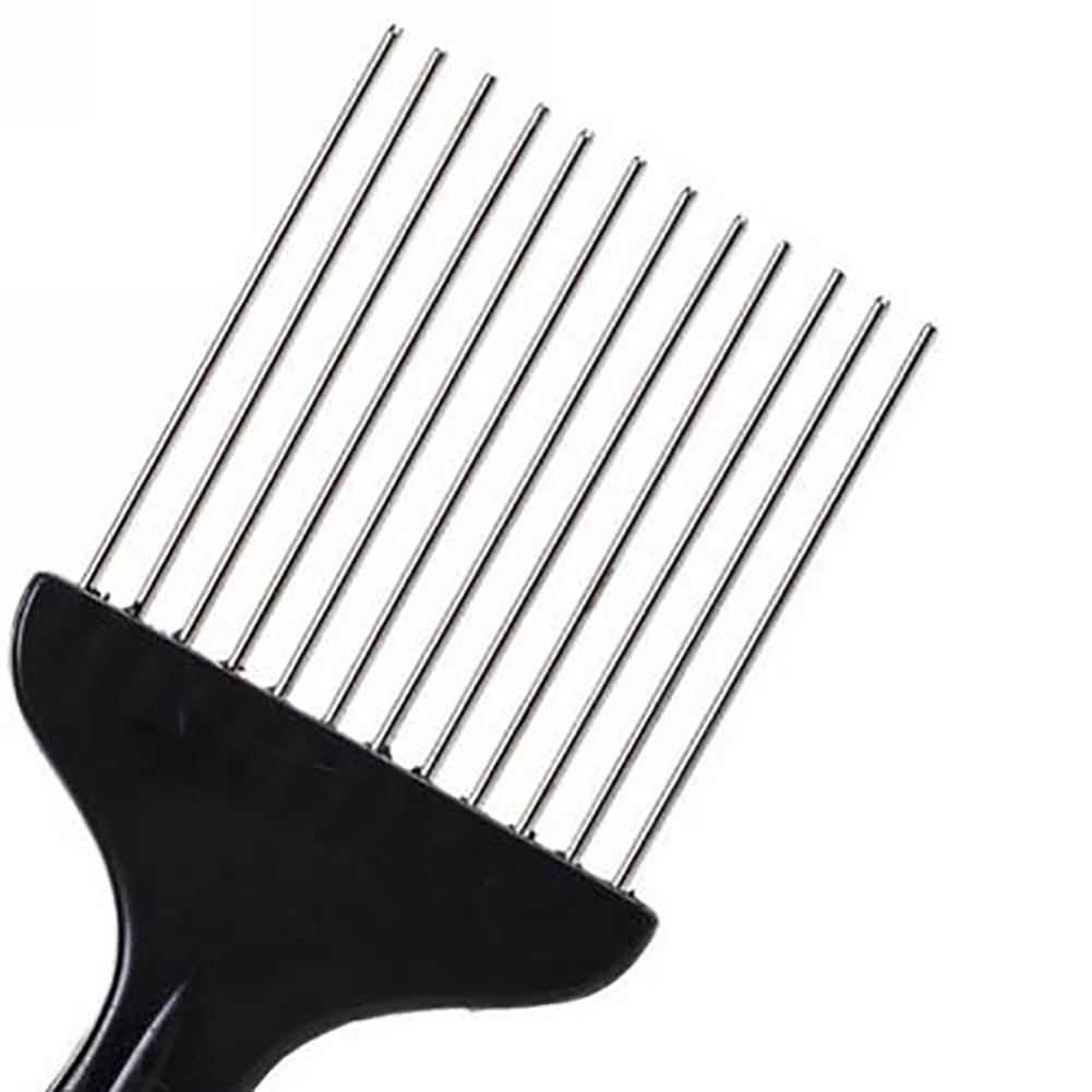 Afro Hair Comb Insert Hair Curly Brush Fork Plastic Hair Pick Comb Anti static Hairstyling Tool