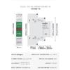 Din Rail Smart LED Digital DC11V-310V Direct Current Voltage Meter Numeric Display Voltage Gauge for Electronics
