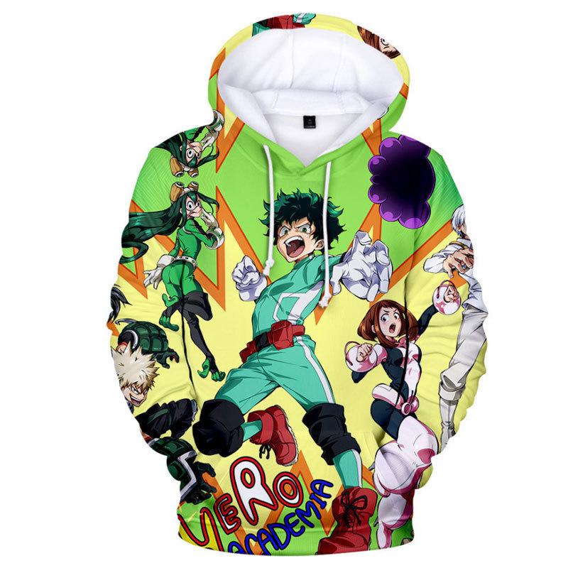 Buy Fashion Anime Hoodies My Hero Academia 3d Printed Hooded Sweatshirt