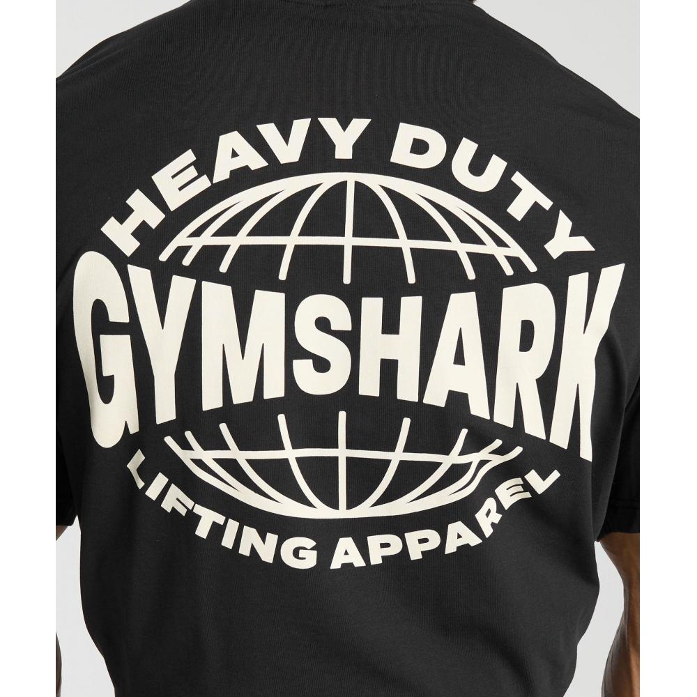 Gymshark Heavy DuTy Apparel T shirT Black A6a4p Bb2j