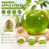@Apple Moldable Stress Ball Coconut Oil Squishy Transparent Apple Non-Bounce Squeeze Ball Asmr Sensory Toy Toy