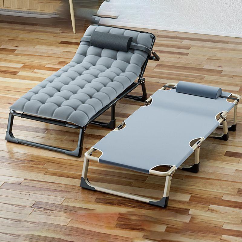 GIANXI Summer Outdoor Camping Bed Folding Chair Living Room Nap Machine Folding Bed Simple Office Nap Bed Recliner