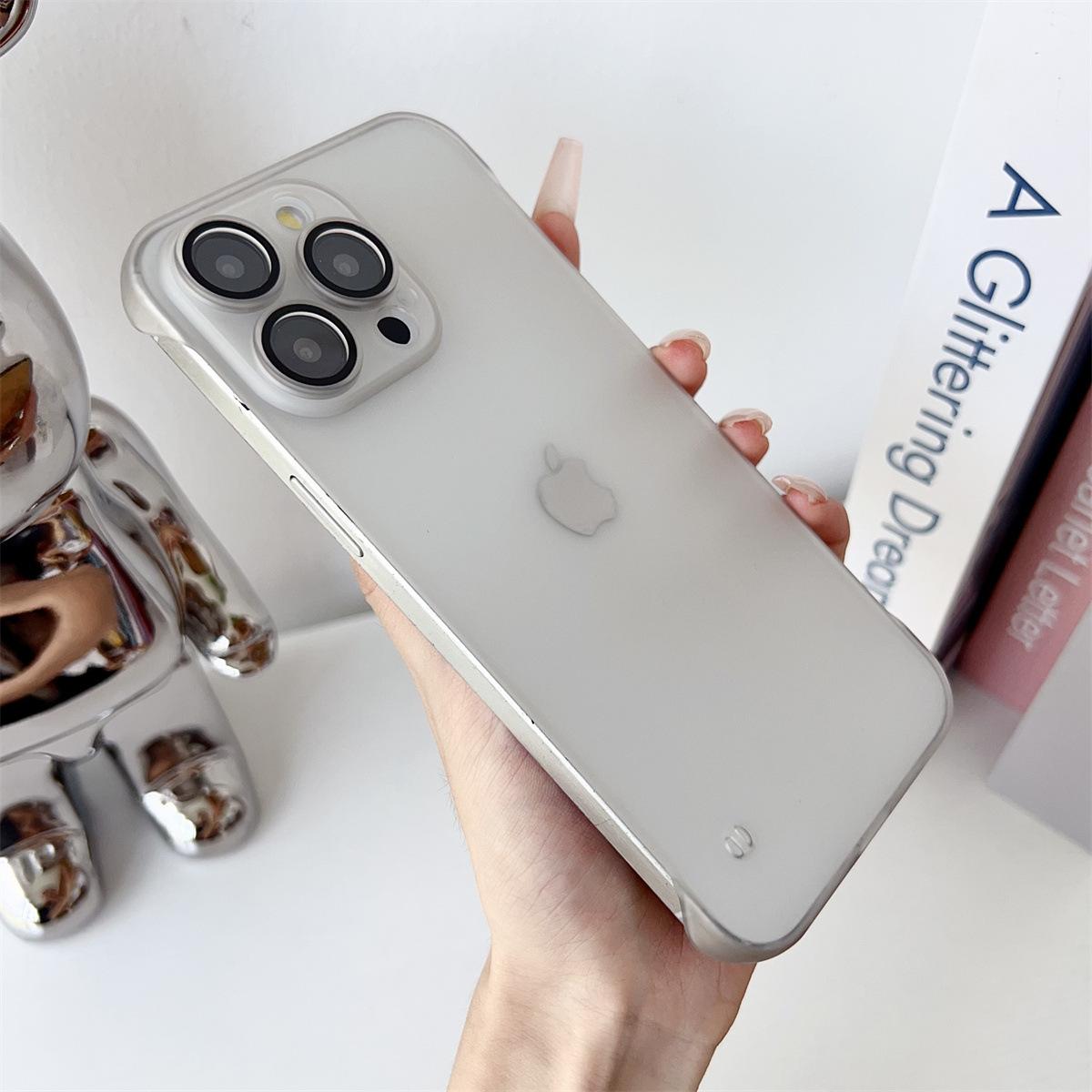 

Ультратонкий чехол для телефона без рамок, магнитный Magsafe 14, матовый как кожа 13, Pro Max жесткий чехол Apple 11Promax серый