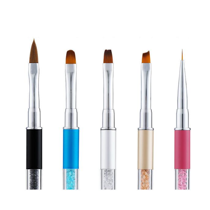 Nail Tools Crystal Rhinestone Pen Painted Gradient Point Flower Pen Nail Art Brush DIY Nail Drawing