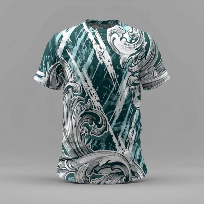 Pánské sportovní tričko do posilovny Pánské fitness tričko Ležérní trička s krátkým rukávem Rychleschnoucí oblečení Top Oversized tričko Streetwear