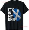 Es ist in meiner DNA Schottland Flagge Schottisches T-Shirt Vintage Weich Stilvoll Designer Kleidung Unisex Atmungsaktiv Bequem