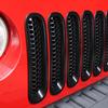Clip-on Grille Front Mesh Grille erts for Jeep JK Wrangler 2007-2017