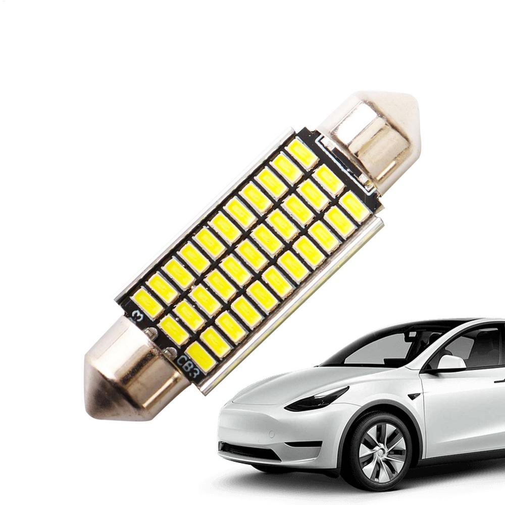 Kuppelleuchte Glühbirnenersatz LED Doppelspitze 41mm Auto Kuppelleuchte Glühbirne Intelligente Dekodierung Leselampe Für Automobil Bootsteile