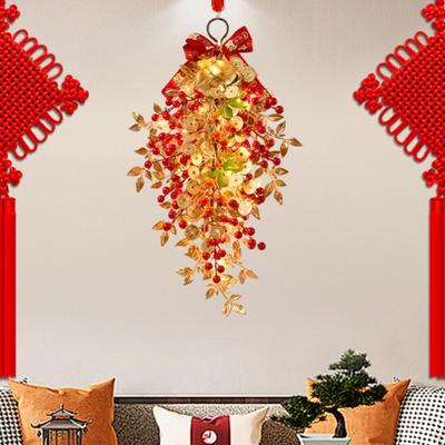 Guirlande Couronne Année Chinoise Guirlande Élégante Swag Ornement de Porte pour Fête de Printemps pour les Vacances