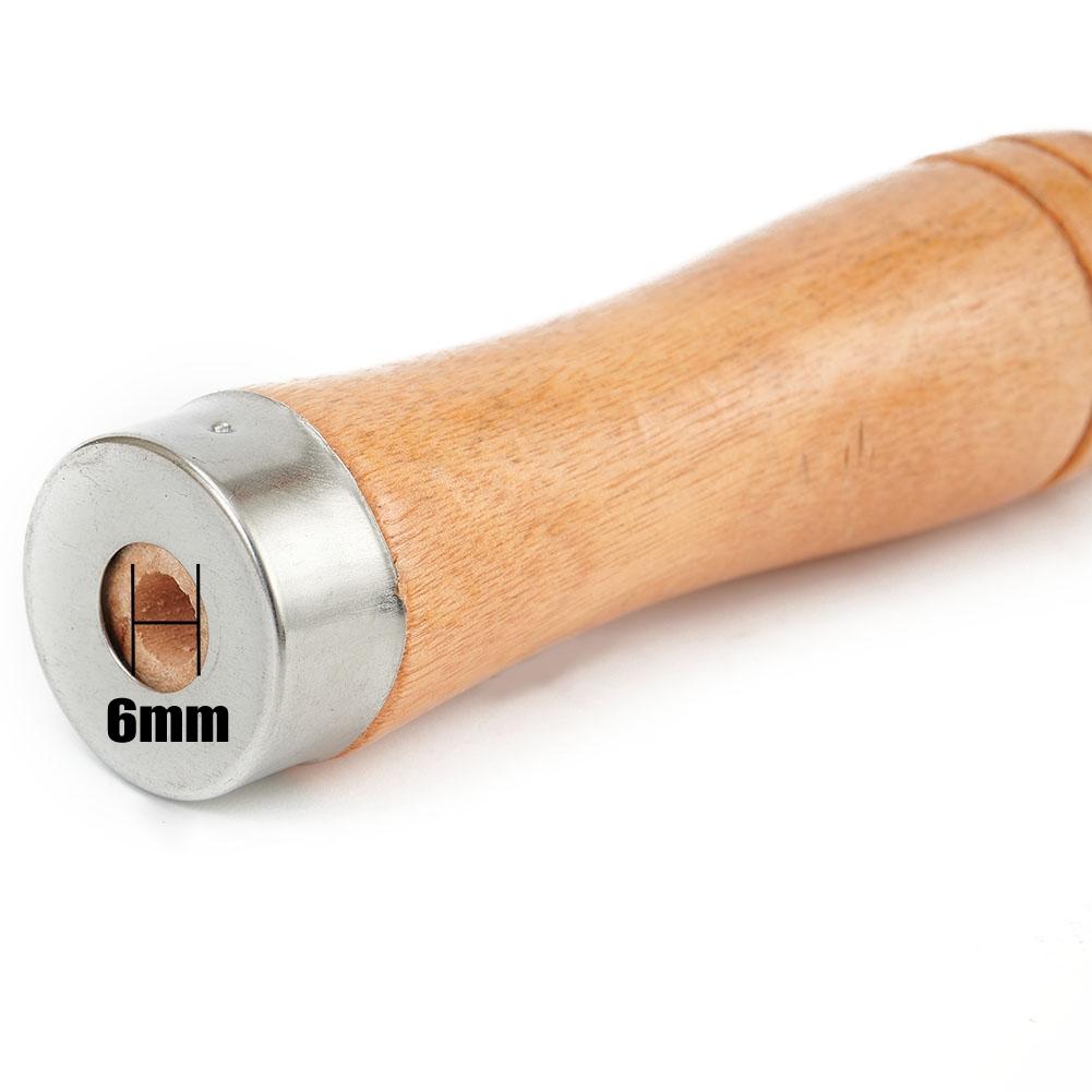 11cm Wooden File Handle 5pcs Collar Craft File For