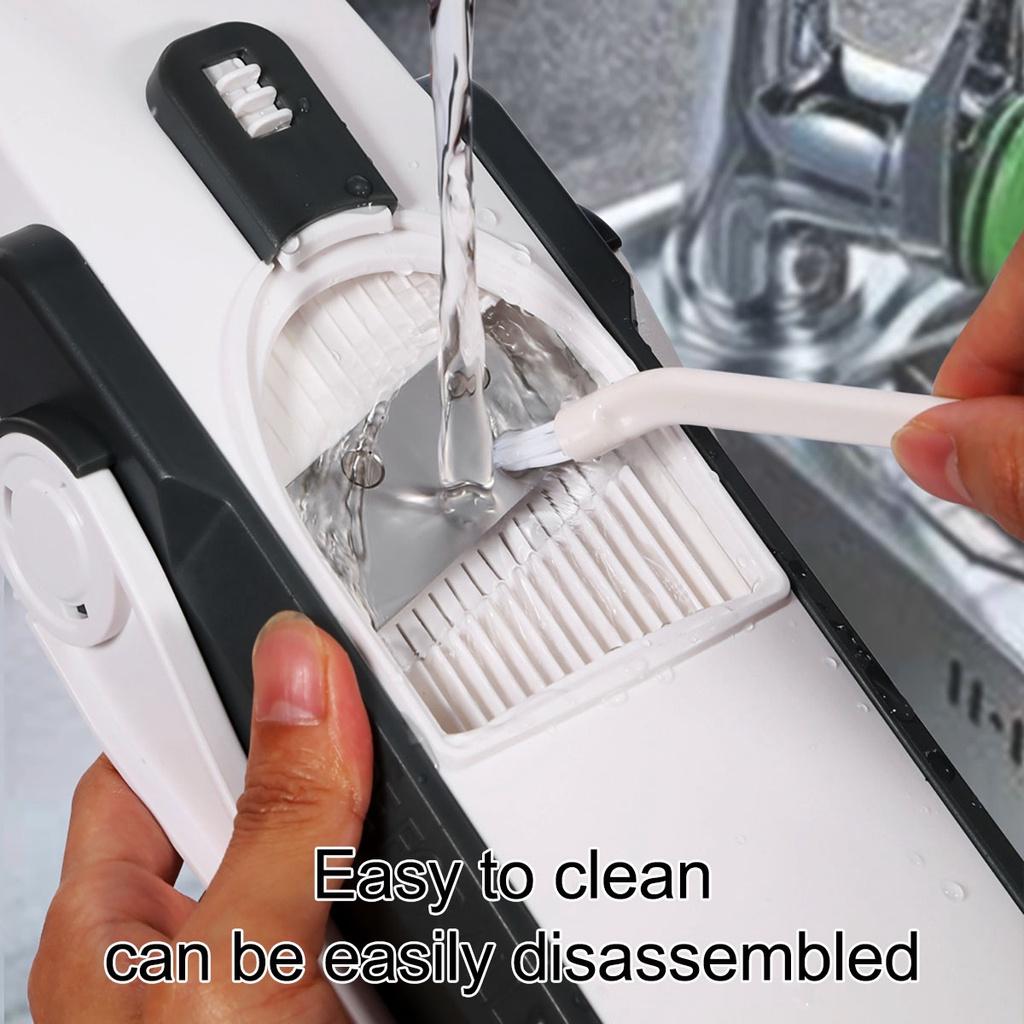 Black/Green I66131 Multifunction Vegetable Slicer French Fries Cutter Meat Chopper Kitchen Slicer Salad Chopper Potato Slicer Cooking Gadgets