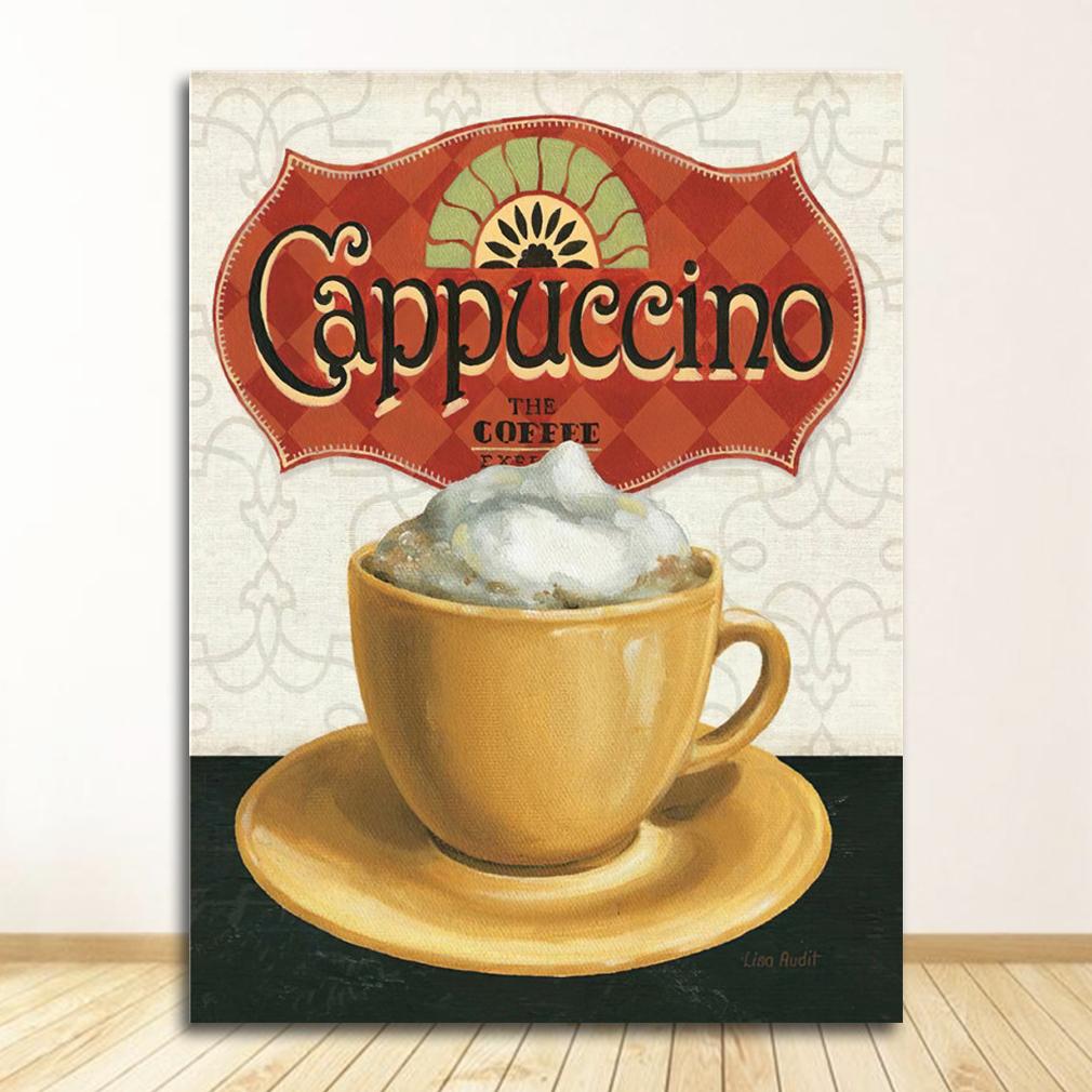 Coffee Poster Coffee Shop Kitchen Decoration Home Restaurant Bar Wall Canvas Painting Print Wall Art Picture For Living Room