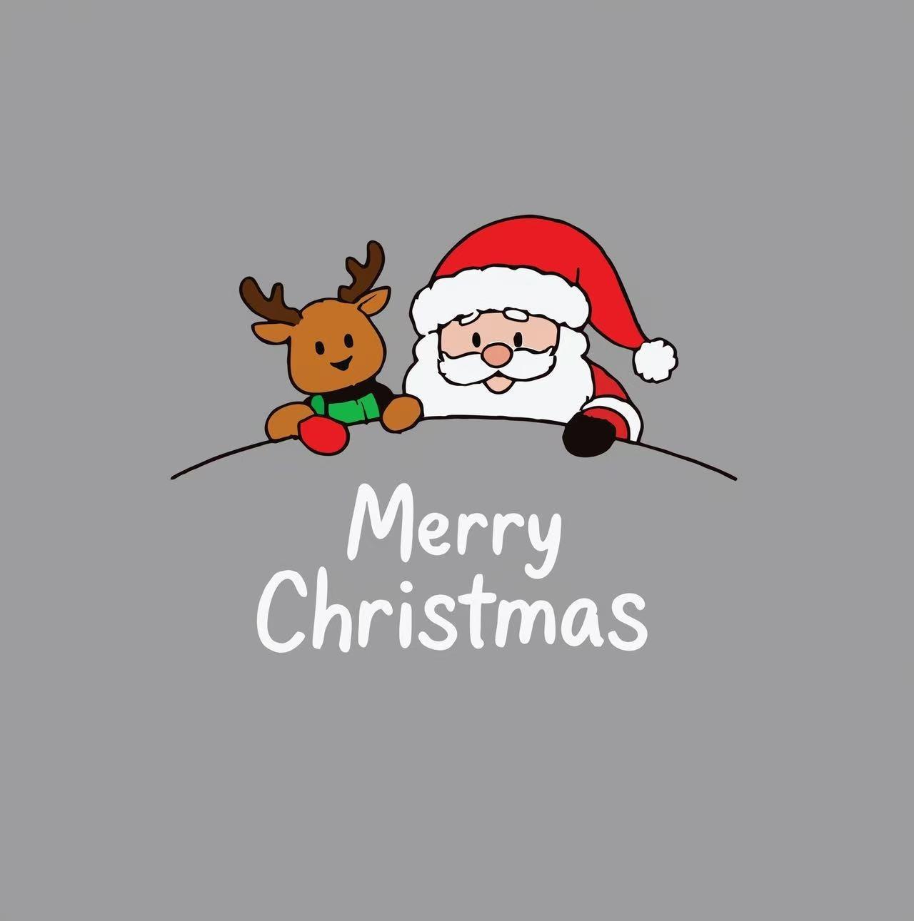 

Christmas Special! Santa Claus and Reindeer Stickers for Car Rearview Mirrors, Makeup Vanity Mirrors, Bikes & Computers