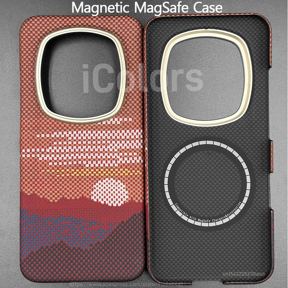 for Honor Magic 8 RSR Porsche Design Magnetic Case Aramid Fiber Cover Ultra-Thin Lightweight Armor Protective Cover With Magsafe