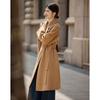 Women's French Tailored 100% Wool Double-faced Tweed Coat