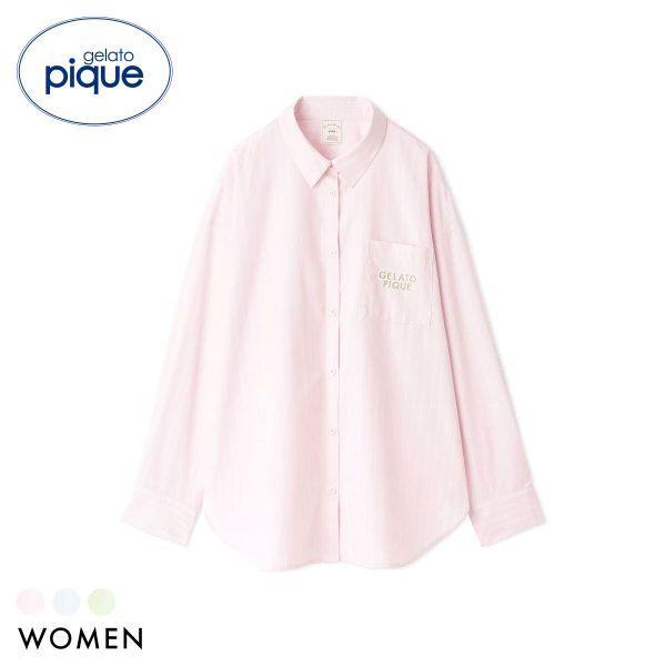 Gelato Pique Women s UV Protection Striped Shirt Gelato Pique Pajamas Room Wear gelato pique