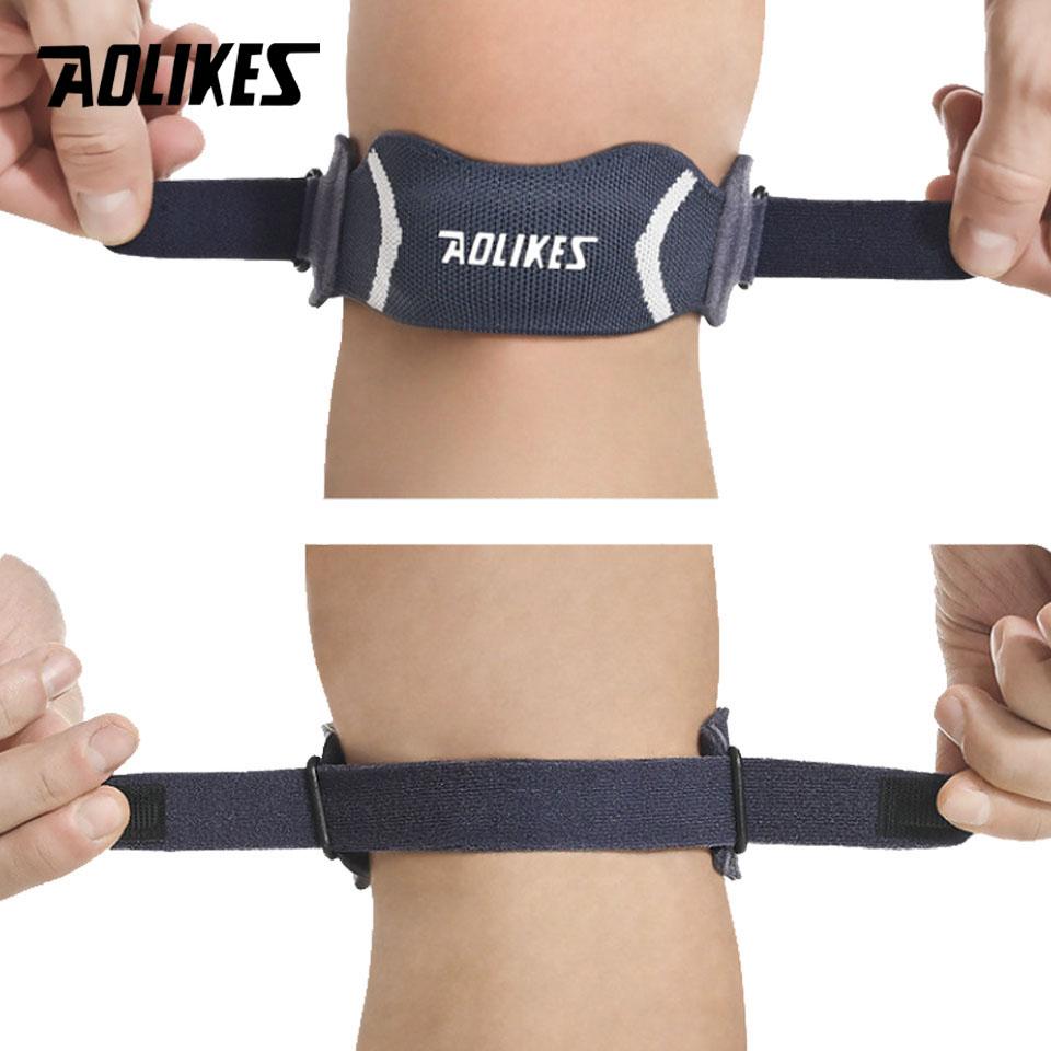 Aolikes Adjustable Knee Strap Brace Support Band For Knee Pain Relief Jumpers Knee Patella Stabilizer