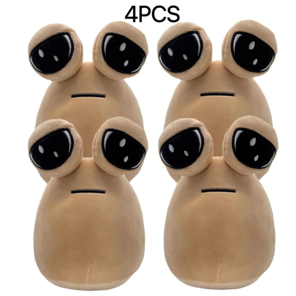 22cm Hot Game My Pet Alien Pou Plush Toy Furdiburb Emotion Alien Plushie Stuffed Animal Pou Doll Birthday Christmas Gift