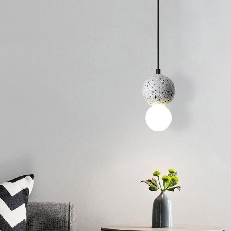 European Creative New LED Cement Chandelier Living Room Restaurant Bar Clothing Store Decorative Lighting