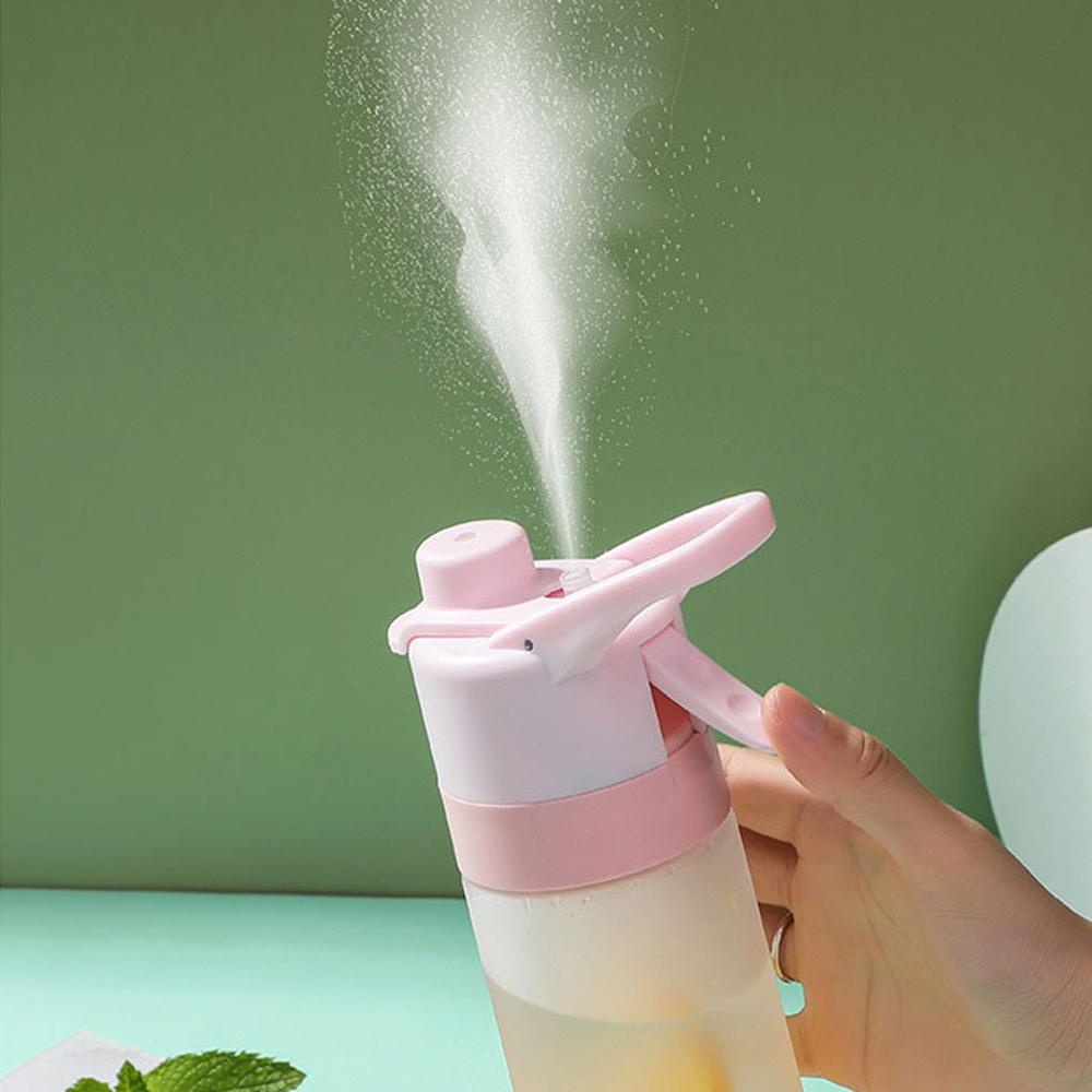 700ml Gradient Sport Water Bottle for Girls Travel Outdoor Fitness Water Cup Large Capacity Spray Bottle BPA Free Drinkware