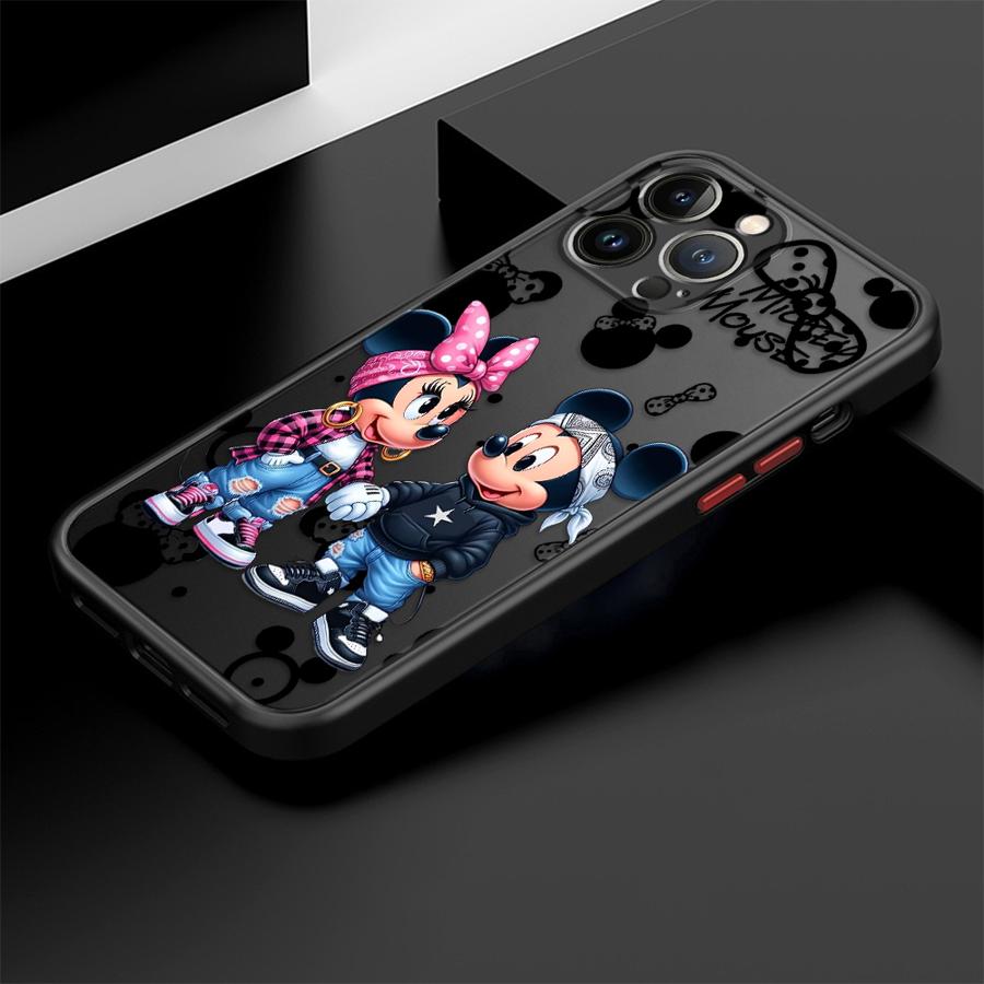 Fashion Mickey Mouse Back Phone Cover Case for iPhone 17 Pro Max 14 13 Mini 7 8 SE Air 17e 15 16 Plus 11 12 XS XR