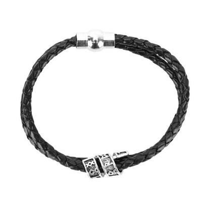 SQUAZ Bracelet Daily Twisted Pattern Leather Accessory SIDA160