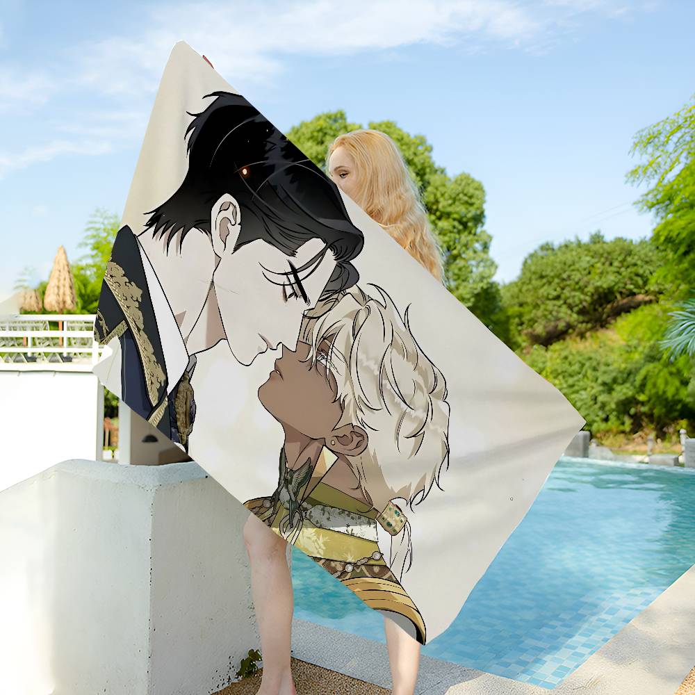 Brothers without a tomorrow bl Anime Microfiber Printed Beach Mountain Climbing Yoga Beach Swimming Running Absorbent Soft Towel