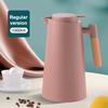 1000Ml Thermos Bottle Nordic Thermos For Hot Water Intelligent Water Heater Kettle Jug Bottle Vacuum Flask Wooden Handle