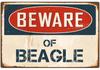 Mfoever Tin Sign Vintage Beagle Dog Coffee Tea Metal Tin Sign Set Retro Funny Pet Wall Art Decor for Home Kitchen Bar Rustic Iron Painting Plaque