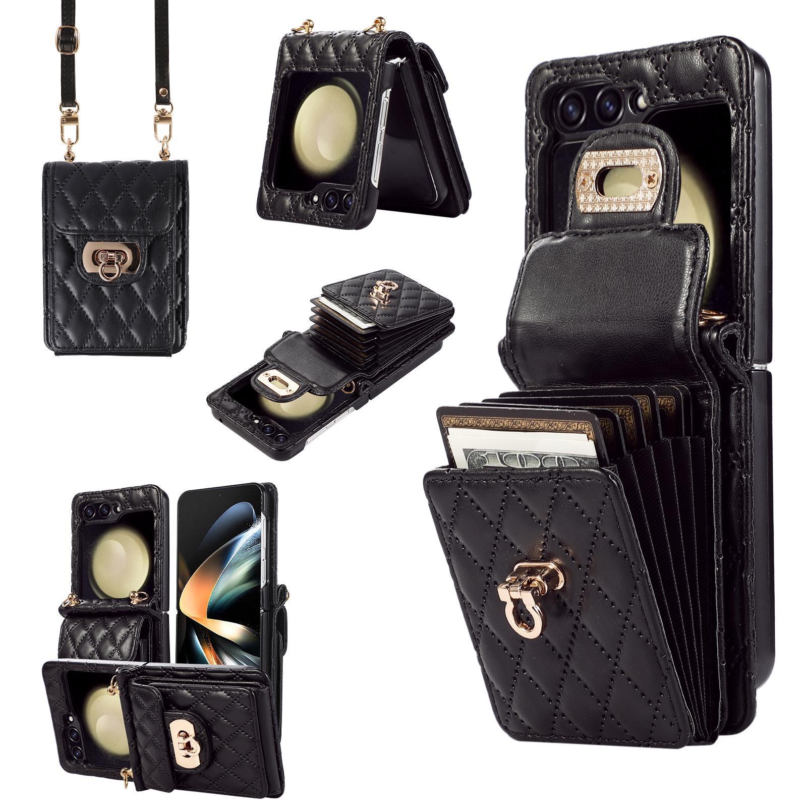 

Классический кожаный чехол-кошелек для карточек для Samsung Galaxy Z Flip3 5G для Galaxy Z Flip4 5G для Galaxy Z Flip5 5G galaxy z flip 5