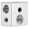 20x20x13mm Aluminium MK10 Extruder Hotend Heizblock M7 Gewinde Heatbreak für 3D Drucker