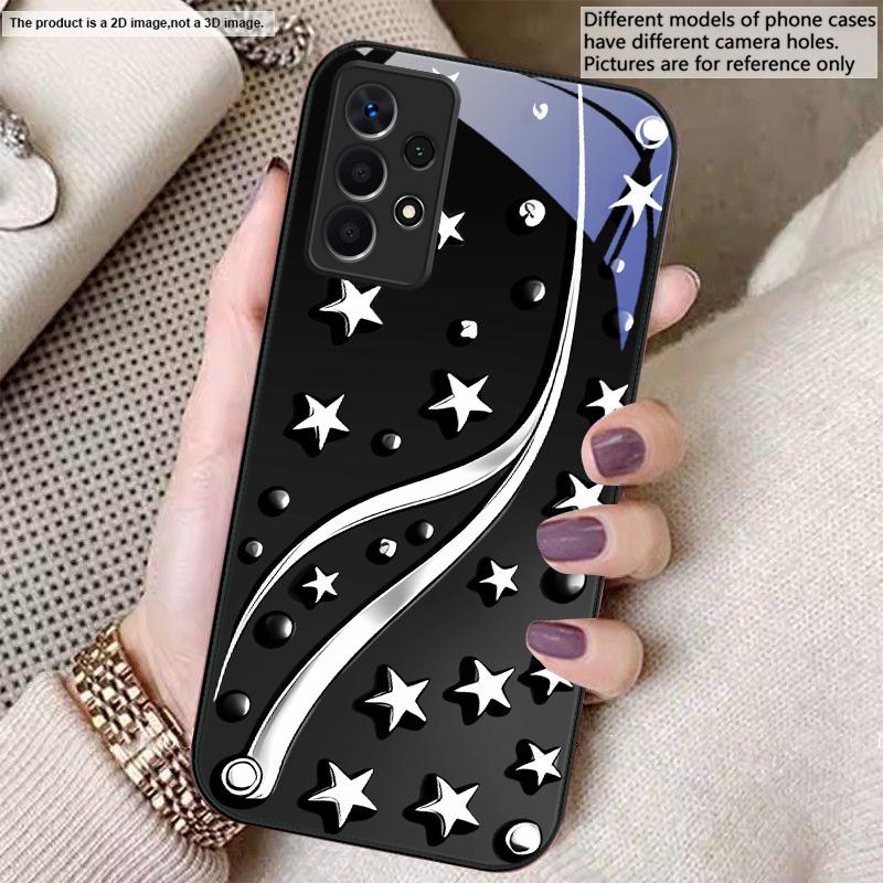 Deep Night with Stars For Samsung A20 30 22 23 24 25 26 31 32 A33 34 35 42 50 51 52 53 54 55 56 70 71 72 73 glass phone case