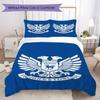 St Johnstone FC Muster Bettwäsche Steppdecken-Set Bettbezug Kissenbezug Heimdekoration Geburtstagsgeschenk (1 * Bettbezug + 2 * Kissenbezug ohne Füllung)