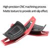 2pcs Car Ste ing Wheel   Paddles Aluminum Alloy AntiSlip Int ior Decoration Accessories(Red )