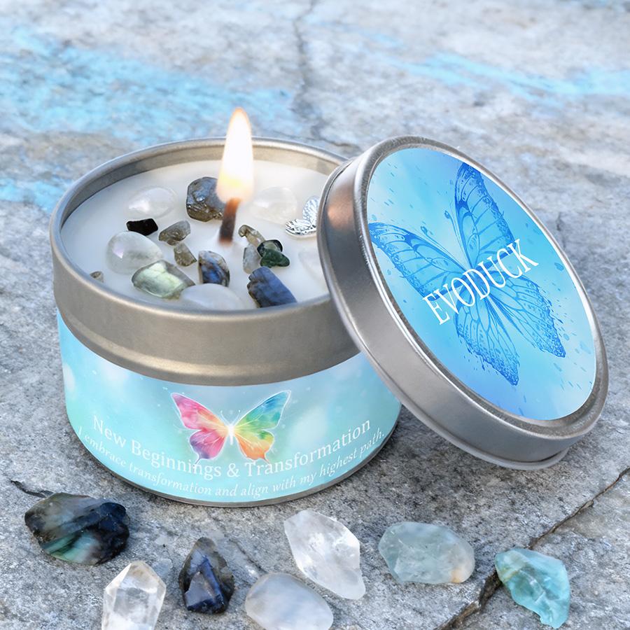 EVODUCK Law of Attraction Sacred Candle for Deep Focus, Meditation, Yoga & Reading | Christmas, Birthday Gift for Women, Friend