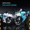 1/12 CFMOTO 250SR Motorradmodell, Simulierte Legierung Druckguss Kinderspielzeug, Motorradgeschenke für Jungen, Auto-Dekoration