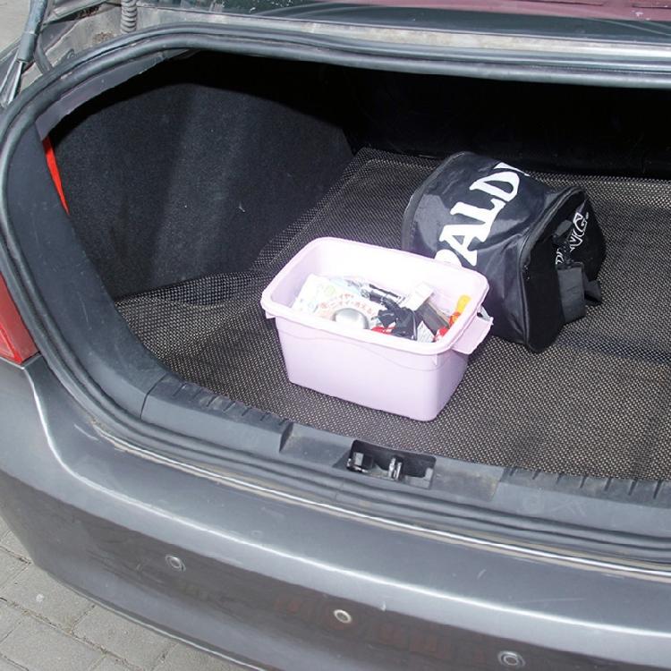 Premium PVC Car Trunk Mat Antiskid Surfaces Universal Size Trimmable Mat For Sedans SUVs And Minivans Interior