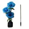 Solar-powered Garden Lights Landscape Yard Decoration Ground-mounted Lamp Flamingo Firework Sunflowers Roses Fireflies Jellyfish