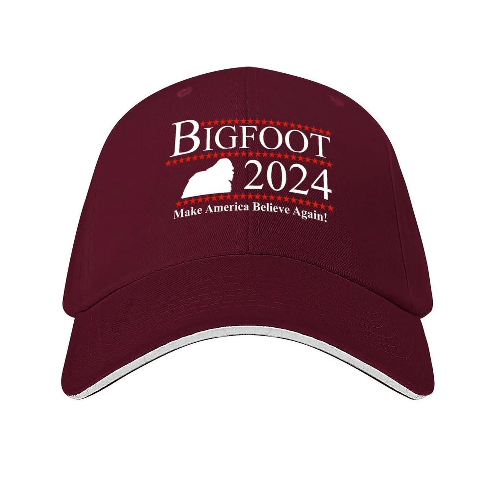

Bigfoot Make America Believe Again Baseball Cap Rave winter hats for Unisex Wild Ball Hat Ball Cap Womens Hats Unisexs