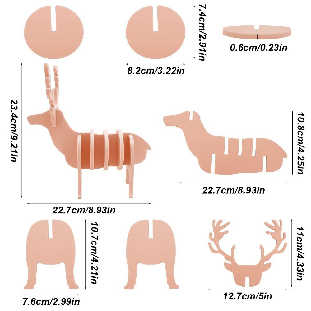 Animal-Themed Elk Coaster Silicone Tableware Pad Stylish Elk Cup Mat Home