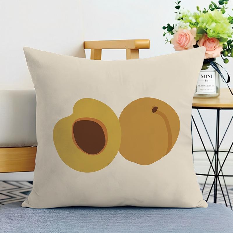 Simple Cute Printed Decorative Pillowcase Bedroom Living Room Square Cushion Pillowcase