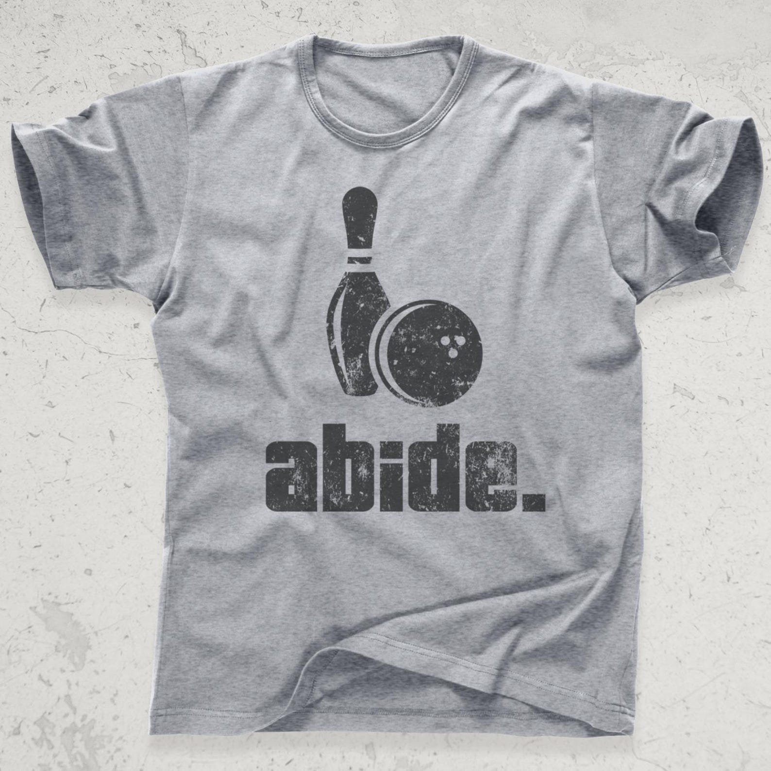 Abide T-Shirt – Big Lebowski Inspired Tee – The Dude Inspired Graphic Shirt – Cult Classic Tee 2XL