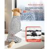 Winter Dog Four-Legged Coat Soft Long Plush Warm Anti-Shed Pet Cotton Jumpsuit For Small Medium Dogs