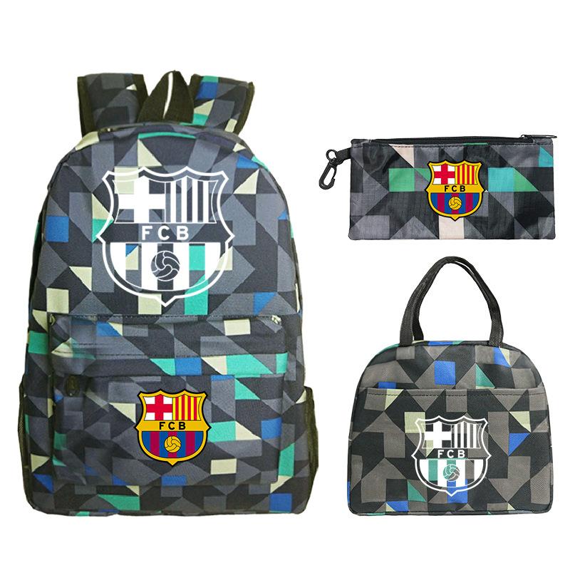 Star Peripheral Printing Primary And Secondary School Students Schoolbag Leisure Pencil Bag Children'S Portable Meal Bag Set