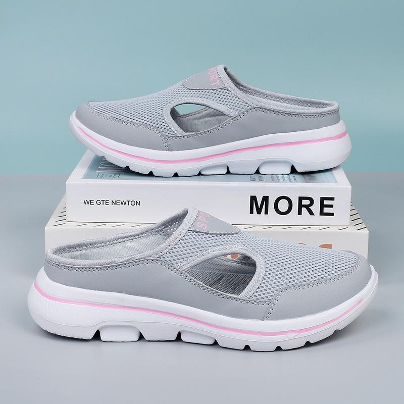 Breathable and non-slip elderly shoes extra large size men's shoes women's shoes mother shoes simple outdoor casual walking shoes