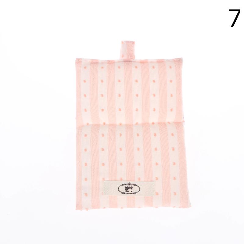 Stripes Polka Dot Coasters Portable Square Cotton Cloth Insulation Pad Soft Hanging Drink Coasters Photography Props