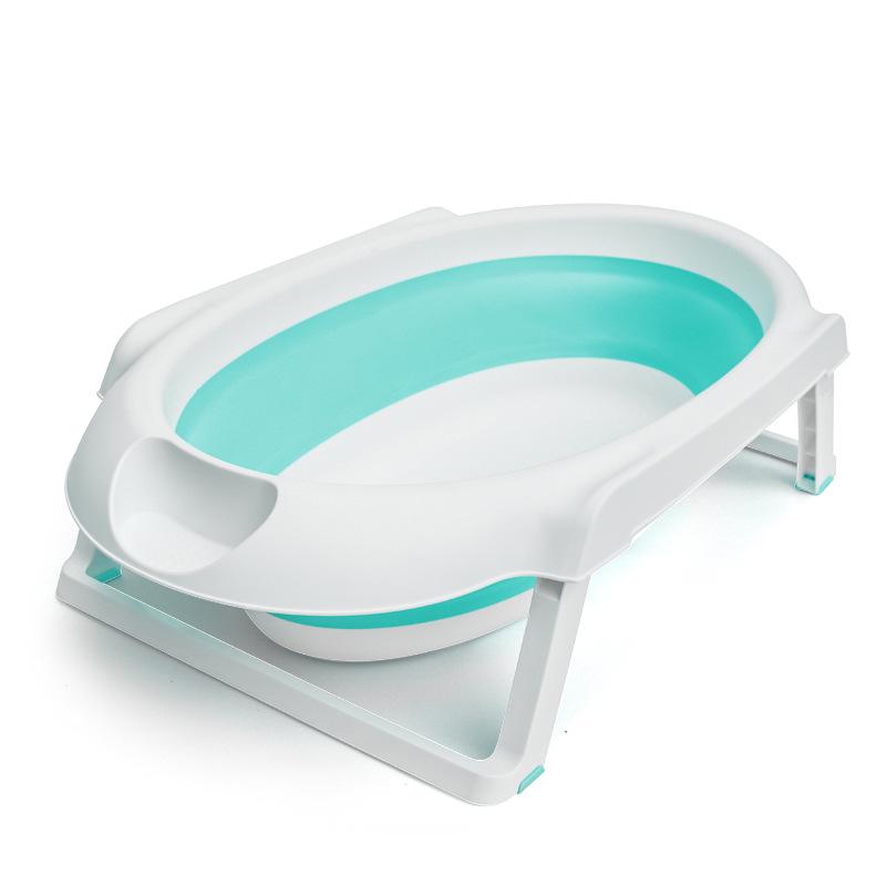 Newborn Bath & Care Station: Infant Bathtub, Diaper Changing, Drying Rack - No Bending