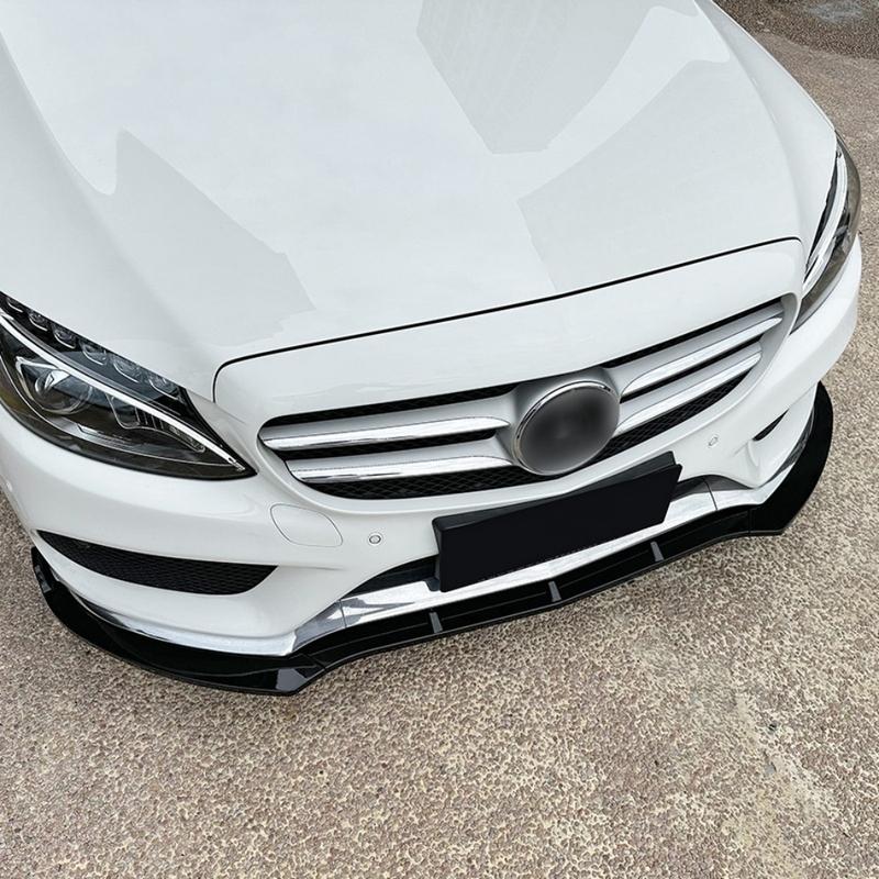 For Benz C Class AMG-Line W205 C43 C205 C200 C260 2014-2018 Car Front Bumper Splitter Spoiler Lip Diffuser Spoiler Bodykit